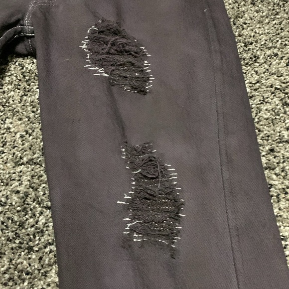 RE/DONE Levi’s Custom Dyed Distressed Jeans 25 - Picture 12 of 14